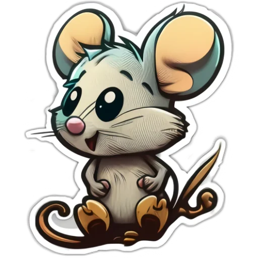 Sticker from the "Neural mouse" sticker pack