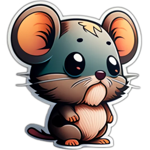 Sticker Neural mouse