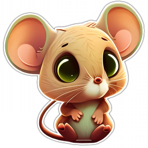 Sticker from the "Neural mouse" sticker pack