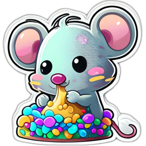 Sticker from the "Neural mouse" sticker pack