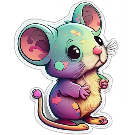 Sticker Neural mouse