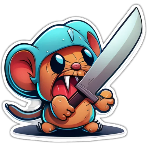 Sticker from the "Neural mouse" sticker pack