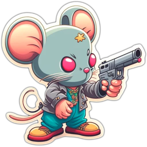 Sticker Neural mouse