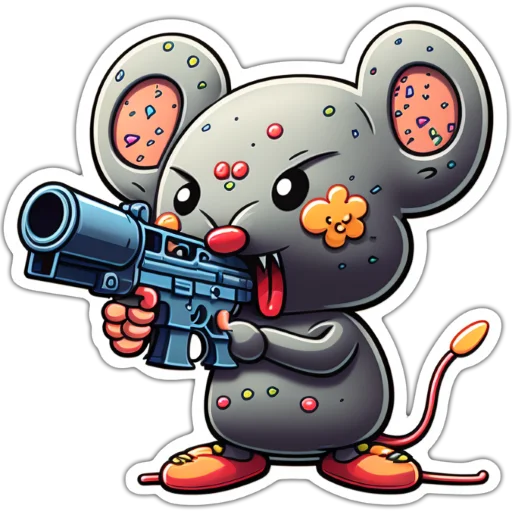 Sticker from the "Neural mouse" sticker pack