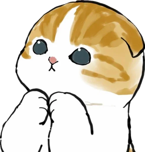 Sticker from the "Kittens mofu_sand" sticker pack