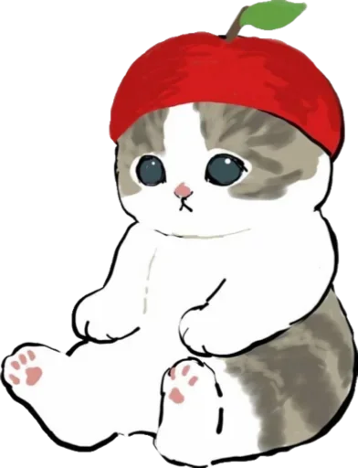 Sticker from the "Kittens mofu_sand" sticker pack