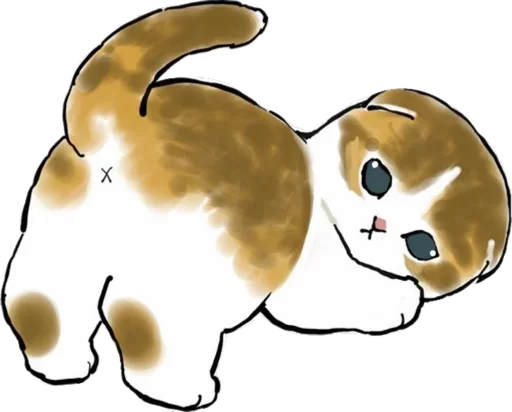 Sticker from the "Kittens mofu_sand" sticker pack