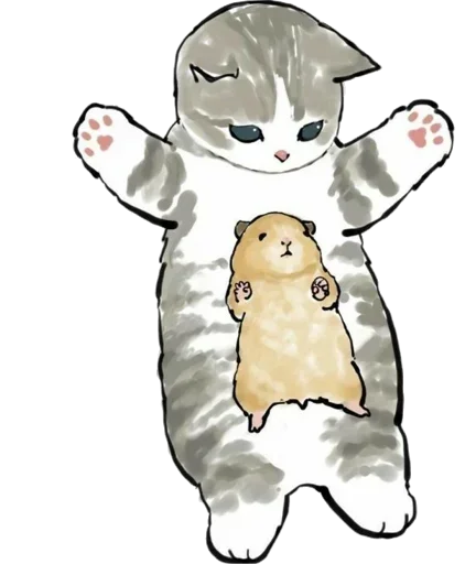 Sticker from the "Kittens mofu_sand" sticker pack