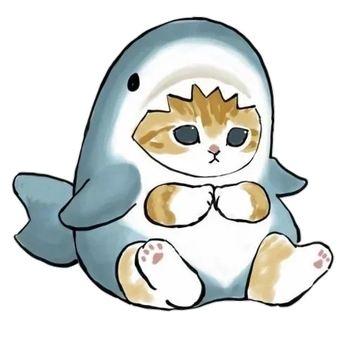 Sticker Kittens mofu_sand