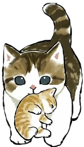 Sticker Kittens mofu_sand