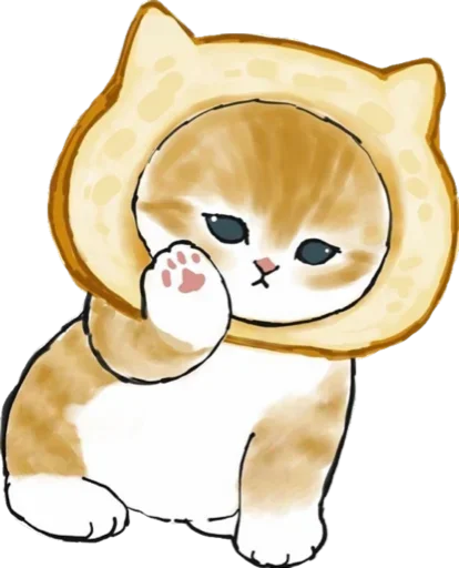 Sticker from the "Kittens mofu_sand" sticker pack