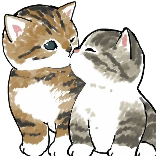 Sticker from the "Kittens mofu_sand" sticker pack