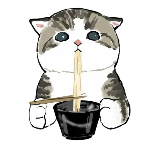 Sticker from the "Kittens mofu_sand" sticker pack