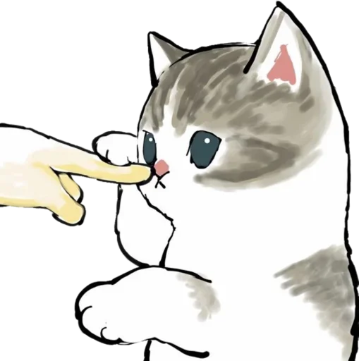 Sticker from the "Kittens mofu_sand" sticker pack