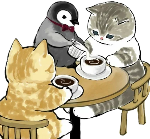 Sticker from the "Kittens mofu_sand" sticker pack