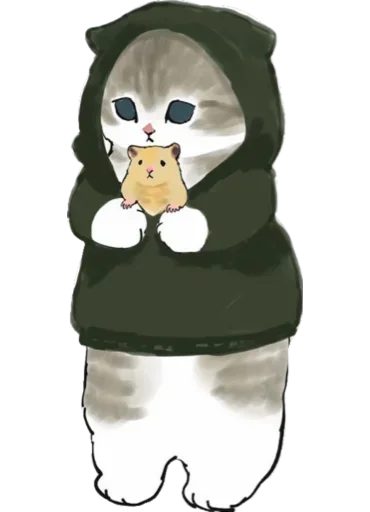 Sticker Kittens mofu_sand