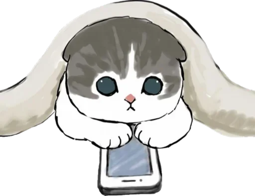 Sticker from the "Kittens mofu_sand" sticker pack