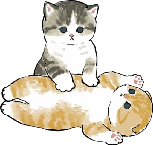 Sticker from the "Kittens mofu_sand" sticker pack