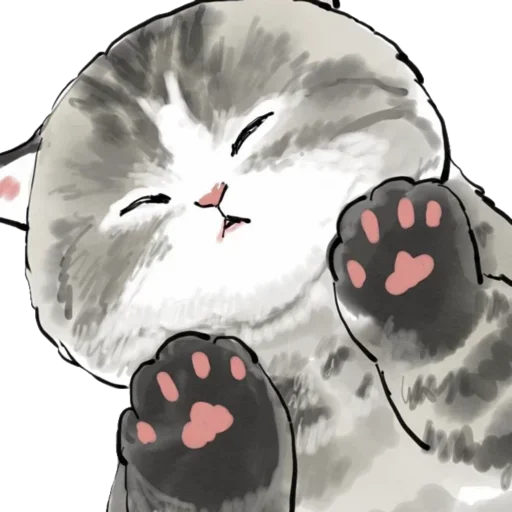 Sticker from the "Kittens mofu_sand" sticker pack