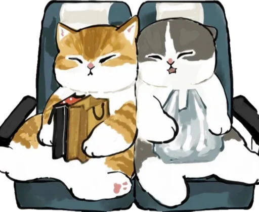 Sticker from the "Kittens mofu_sand" sticker pack