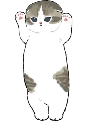 Sticker Kittens mofu_sand