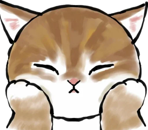 Sticker from the "Kittens mofu_sand" sticker pack