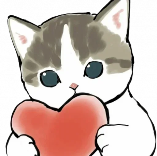 Sticker from the "Kittens mofu_sand" sticker pack