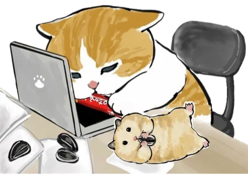 Sticker from the "Kittens mofu_sand" sticker pack