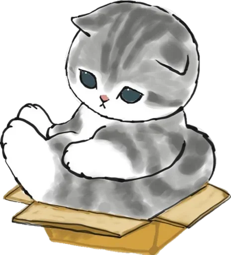 Sticker from the "Kittens mofu_sand" sticker pack