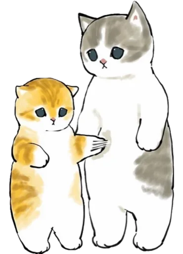 Sticker from the "Kittens mofu_sand" sticker pack