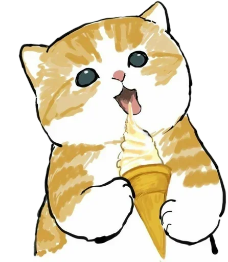 Sticker from the "Kittens mofu_sand" sticker pack