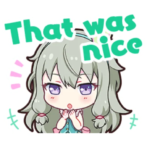 Sticker from the "Project Sekai Nene" sticker pack