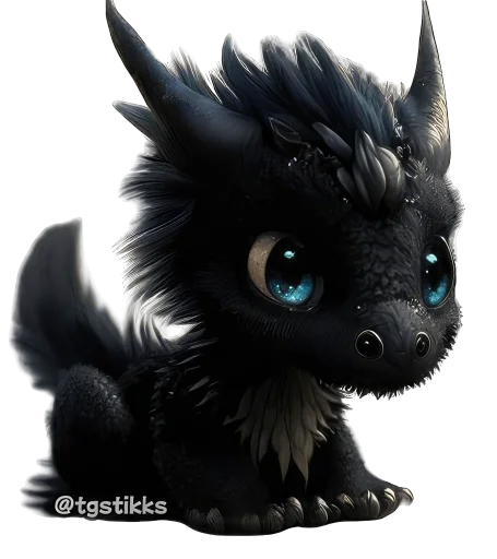 Sticker Baby Dragon 2024