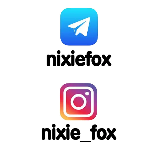 Стикер из набора "Nixie_fox"