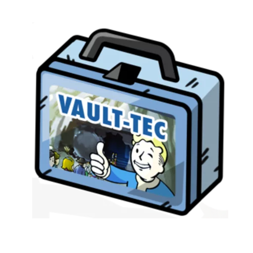 Sticker from the "Fallout emoji" sticker pack