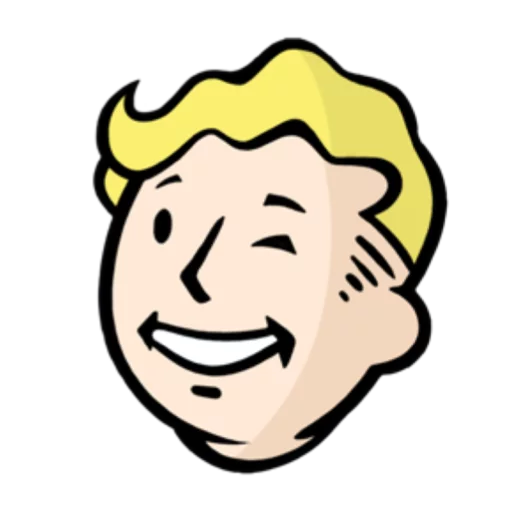 Sticker from the "Fallout emoji" sticker pack