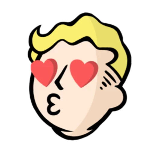 Sticker from the "Fallout emoji" sticker pack