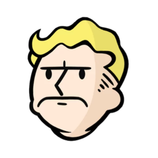 Sticker from the "Fallout emoji" sticker pack