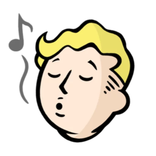 Sticker from the "Fallout emoji" sticker pack