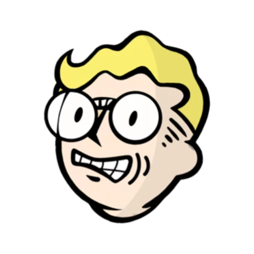 Sticker from the "Fallout emoji" sticker pack