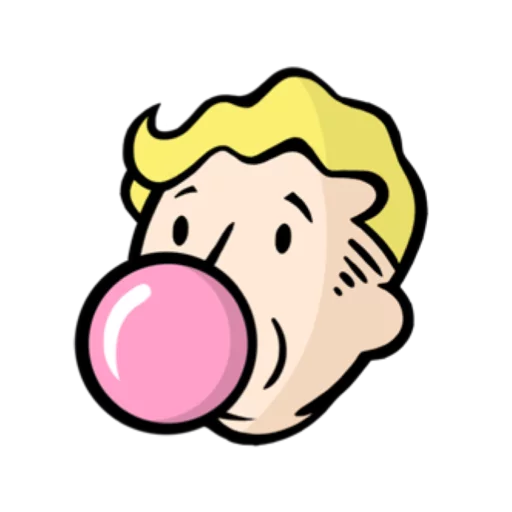 Sticker from the "Fallout emoji" sticker pack