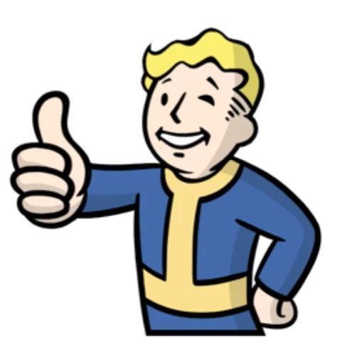 Sticker from the "Fallout emoji" sticker pack