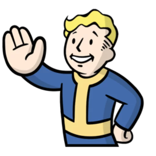 Sticker from the "Fallout emoji" sticker pack