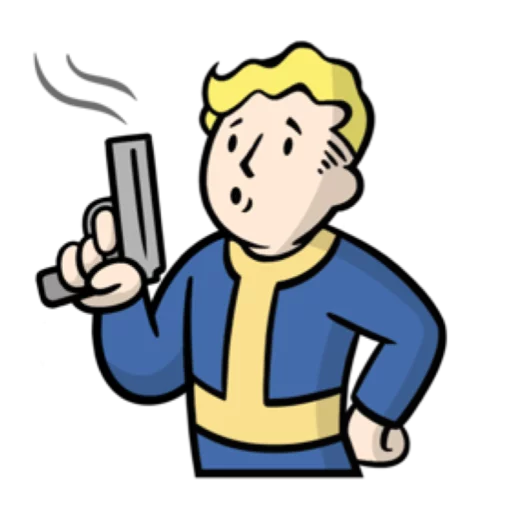 Sticker from the "Fallout emoji" sticker pack