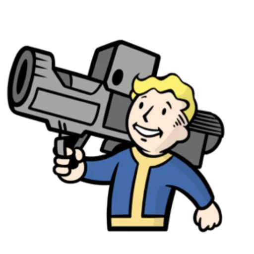 Sticker from the "Fallout emoji" sticker pack