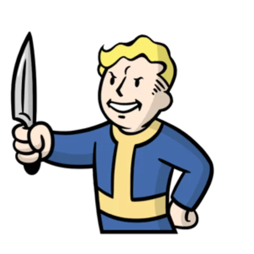 Sticker from the "Fallout emoji" sticker pack