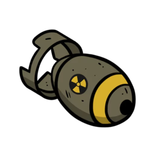 Sticker from the "Fallout emoji" sticker pack