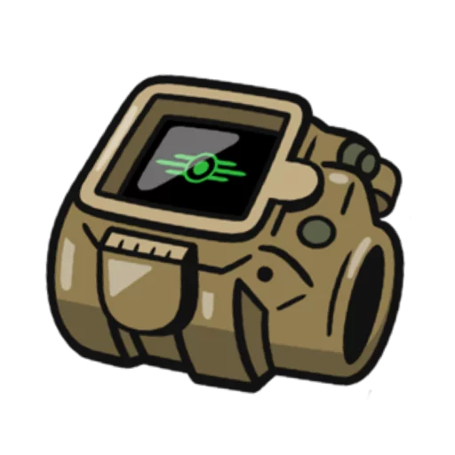 Sticker from the "Fallout emoji" sticker pack