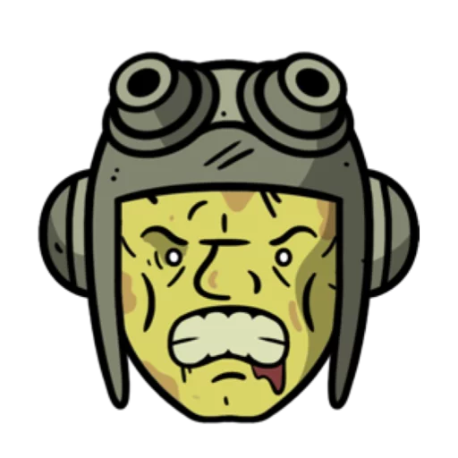 Sticker from the "Fallout emoji" sticker pack