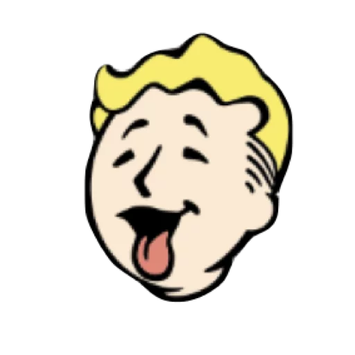 Sticker from the "Fallout emoji" sticker pack